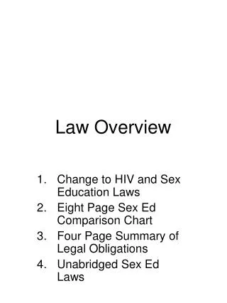 Law Overview