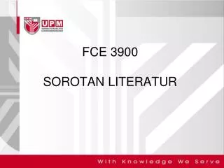 fce 3900 sorotan literatur