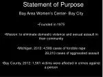Statement of Purpose - slide 1