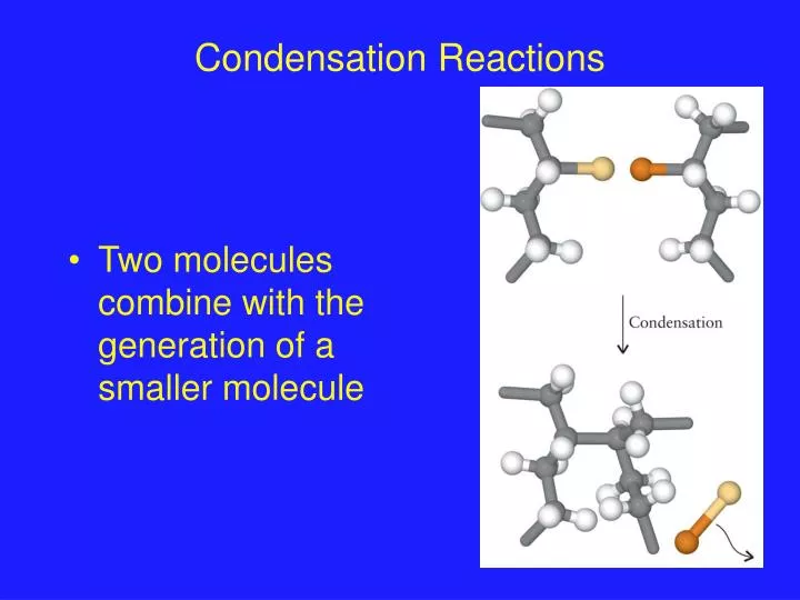 condensation reactions