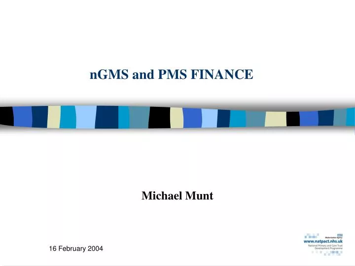 ngms and pms finance