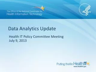 Data Analytics Update