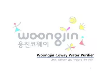 Woongjin Coway Water Purifier