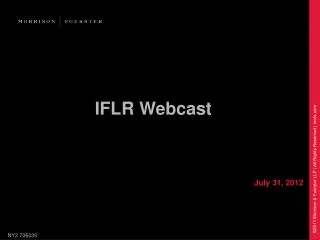IFLR Webcast