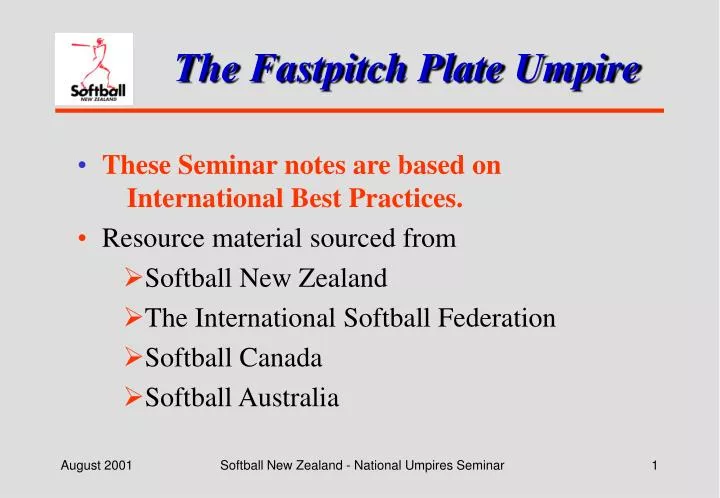 the fastpitch plate umpire