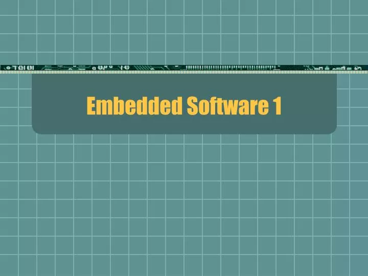 embedded software 1
