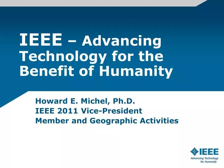 ieee advancing technology for the benefit of humanity