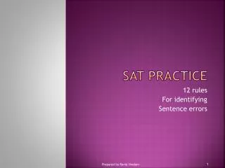 Sat Practice