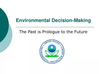 Environmental Decision-Making