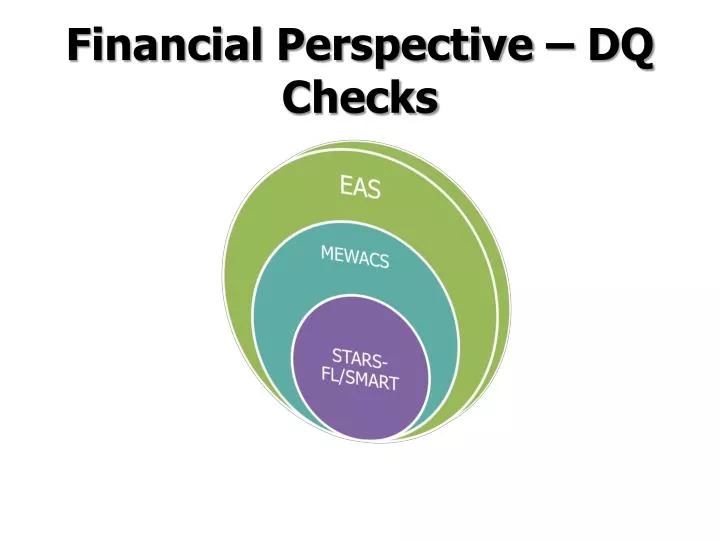financial perspective dq checks