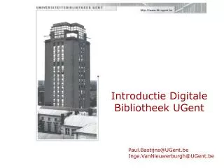 introductie digitale bibliotheek ugent
