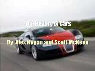 The History of Cars