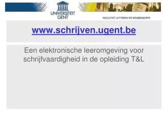 www schrijven ugent be