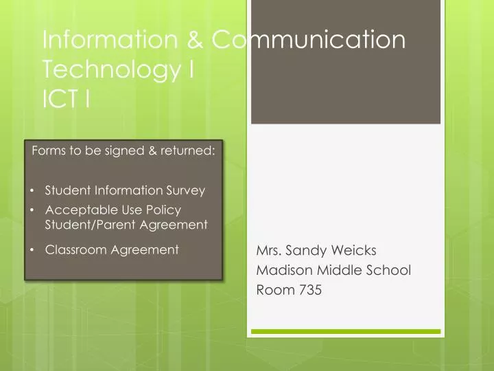 information communication technology i ict i