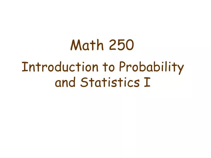math 250