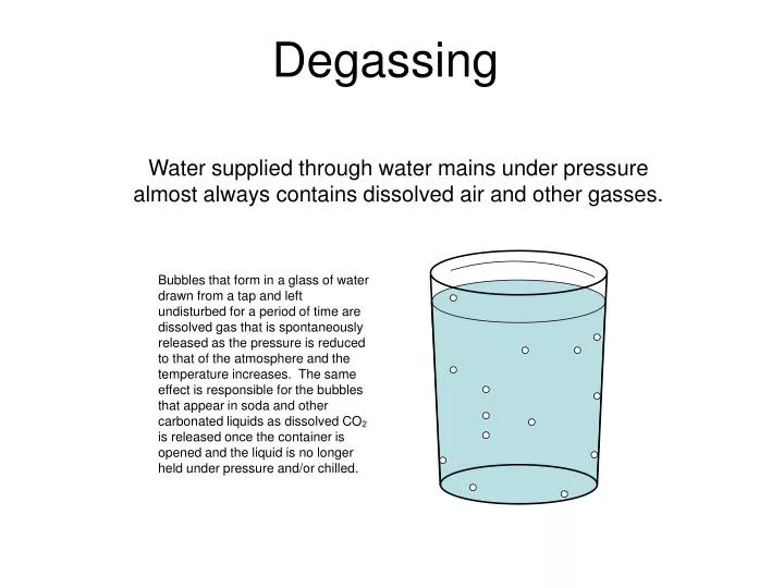 degassing