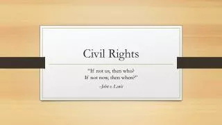 Civil Rights