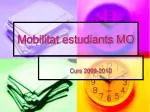 Mobilitat estudiants MO - slide 1