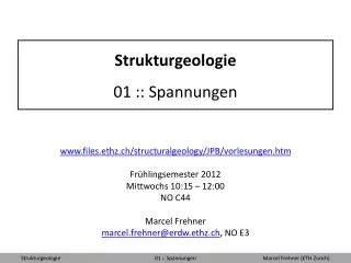 strukturgeologie 01 spannungen