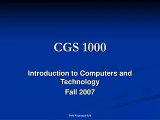 CGS 1000