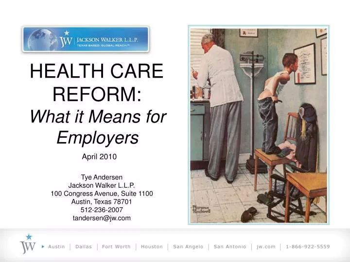 health care reform what it means for employers