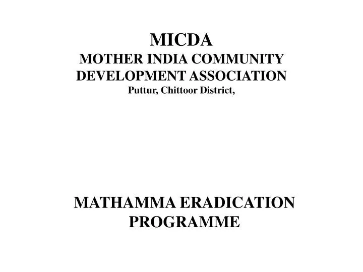 micda mother india community development association puttur chittoor district