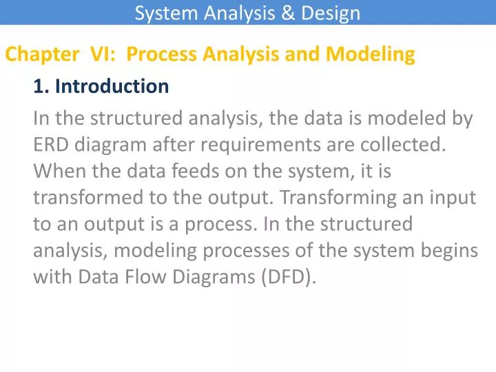system analysis design
