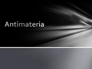 antimateria
