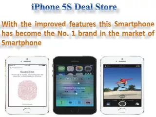 iPhone 5S Deals- Faster Way To Get This Outstanding Deal!