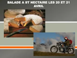 balade a st nectaire les 20 et 21 avril