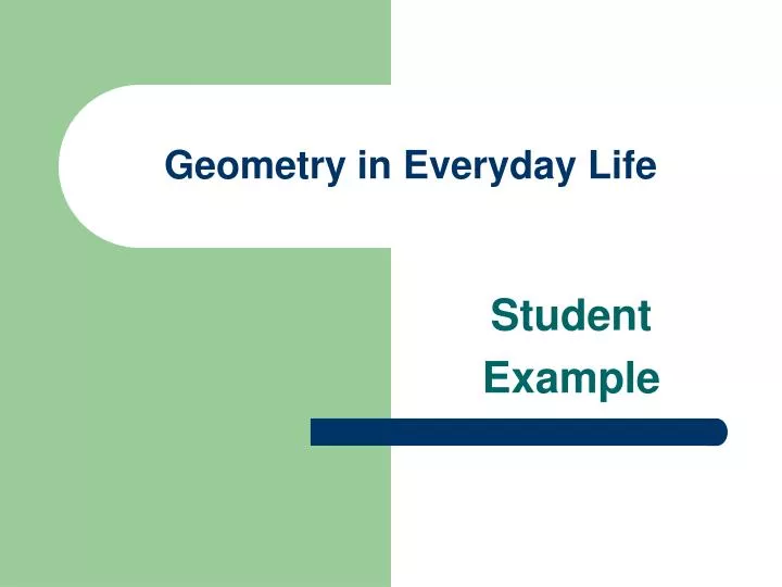 geometry in everyday life