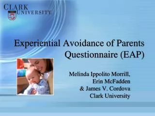 Experiential Avoidance of Parents Questionnaire (EAP)