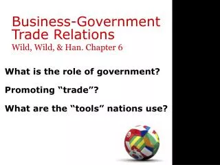 Business-Government Trade Relations