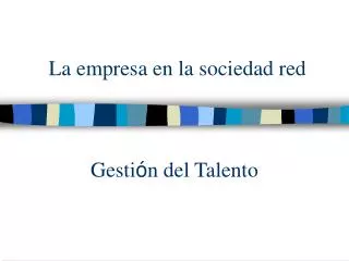 gesti n del talento