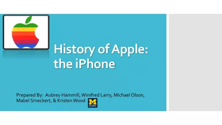history of apple the iphone
