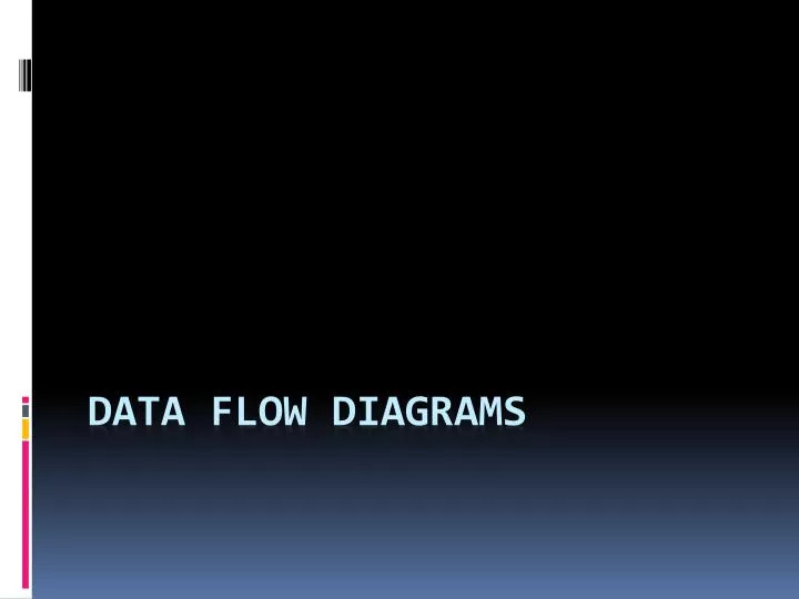 data flow diagrams