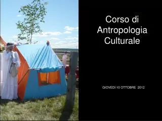 corso di antropologia culturale