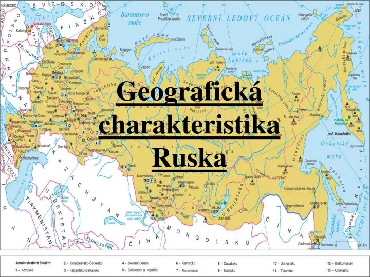 geografick charakteristika ruska