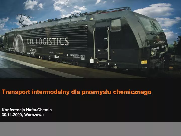 transport intermodalny dla przemys u chemicznego