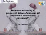 Prof. Fabio Lucidi - slide 1
