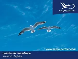 Air Cargo Sea Cargo ROAD-Xpress Intermodal Integrated Logistics Environmental cargo-partners