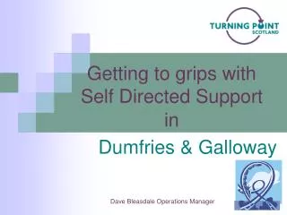Getting to grips with Self Directed Support in