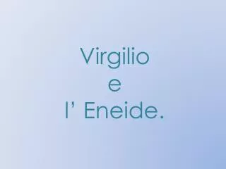 virgilio e l eneide