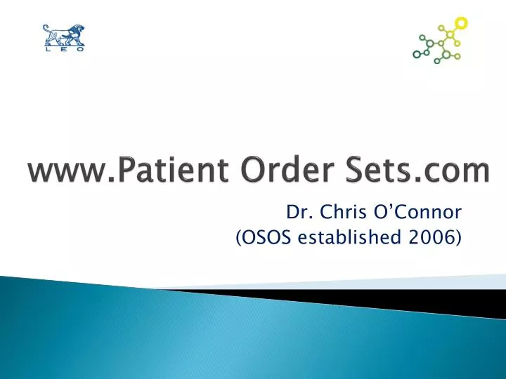 www patient order sets com