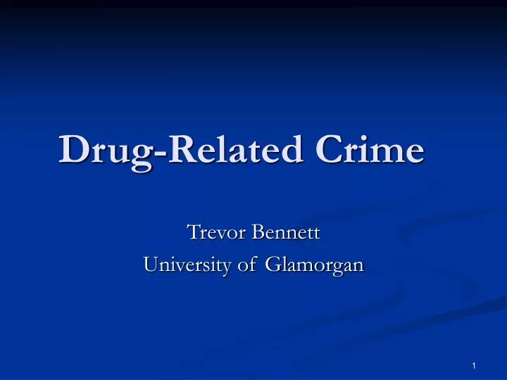 drug related crime