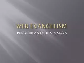 web evangelism