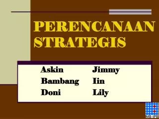 perencanaan strategis