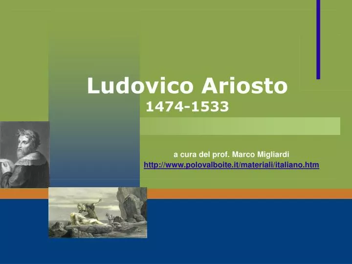 ludovico ariosto 1474 1533