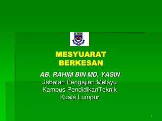 mesyuarat berkesan