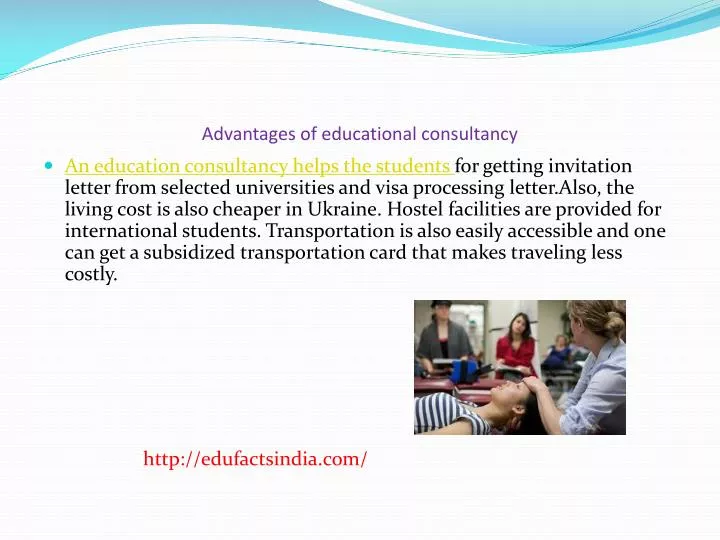 advantages of educational consultancy